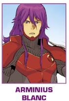 Linux Motorcycle Guy's name is... Arminius Blanc. It says so beneath his portrait which I have conveniently ignored up to this point. I hope that joke got on your nerves..