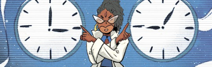 Aahna's alternative self (who is a scientist instead) lecturing you about time travel. BE CAREFUL.