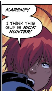 "Karen?! I think this guy is Rick Hunter!" yells the elder Baker. (Jack. His name is Jack.)