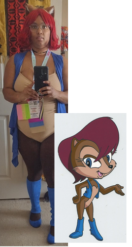 Me in my Princess Sally closet cosplay.