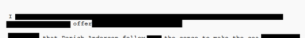 A glimpse of my blackout poetry. It reads, "I offer..."