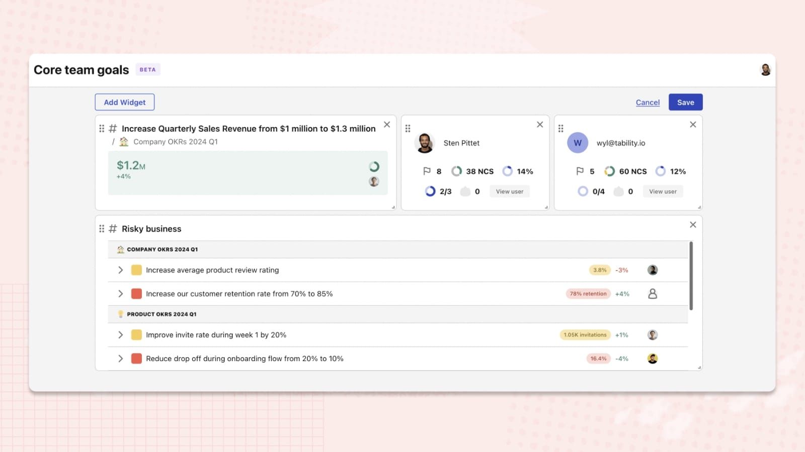 We're done. How about you build your own OKR dashboard?