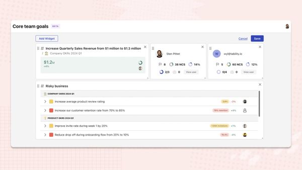 We're done. How about you build your own OKR dashboard?