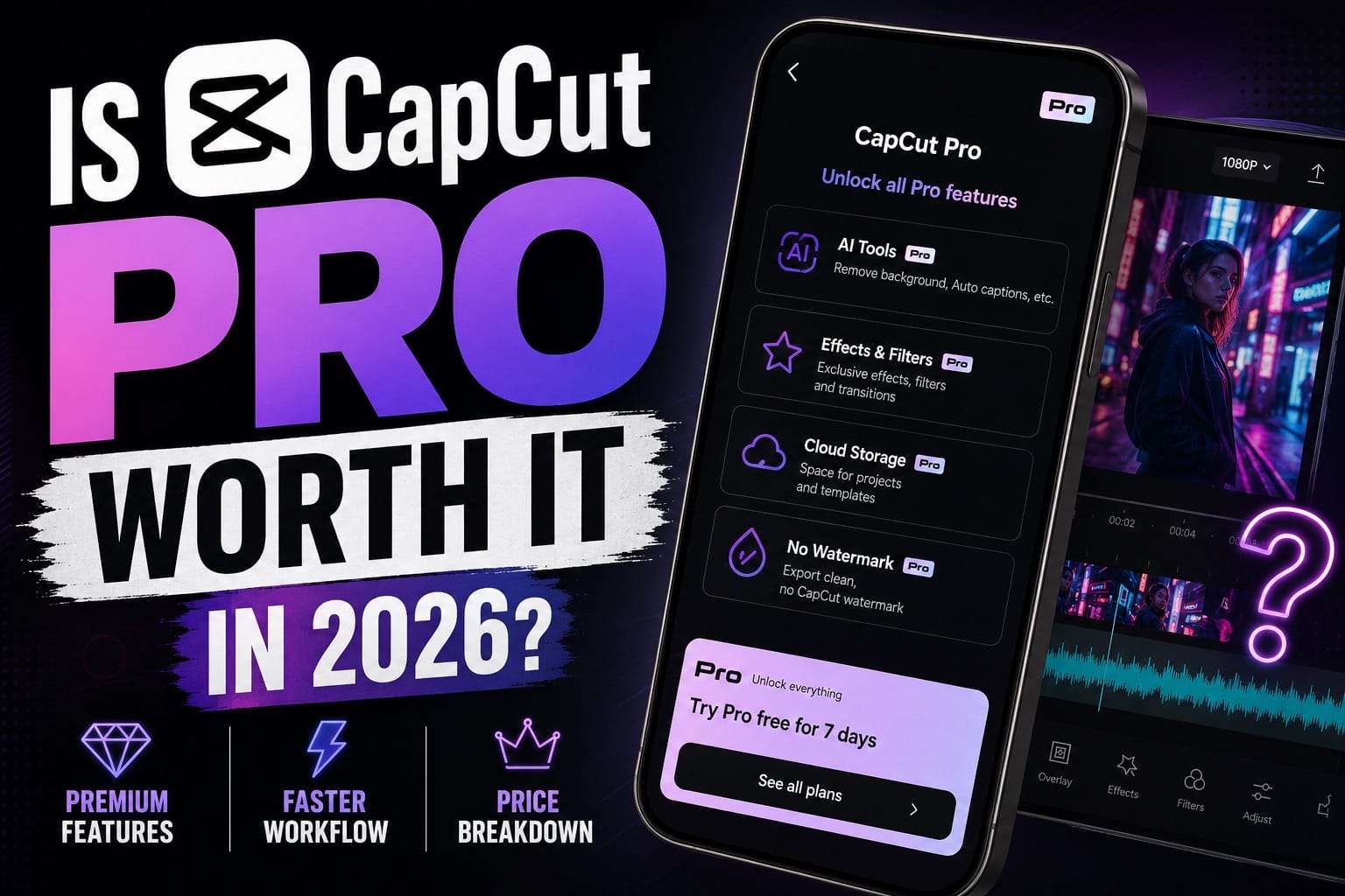Paid CapCut plan value checklist for creators