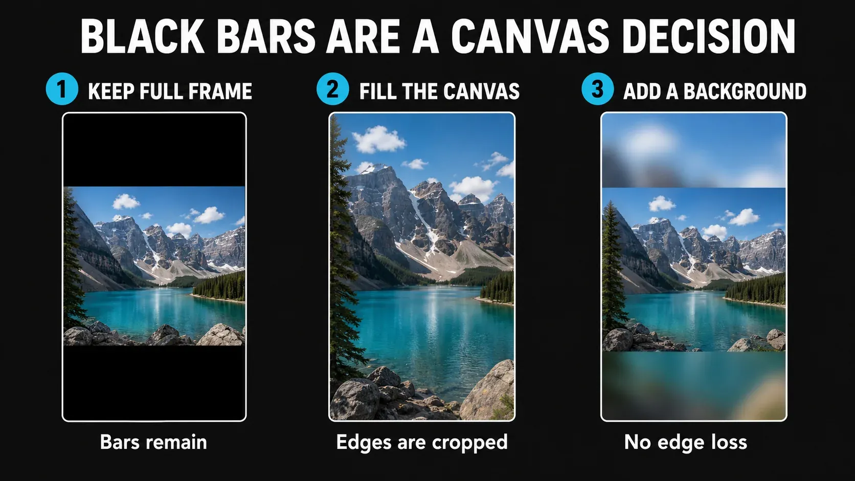 Three ways to handle black bars after cropping a CapCut video