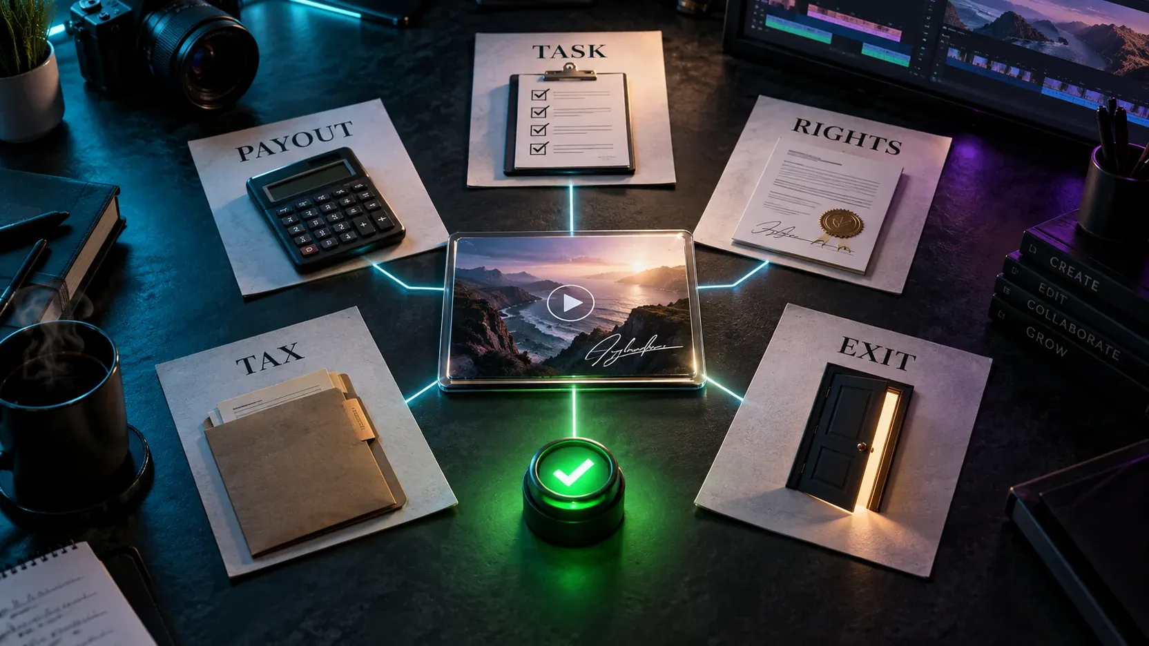 Creator program offer checklist for payouts rights deliverables and record keeping