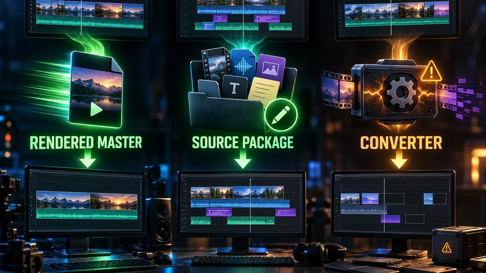 Three handoff routes between CapCut and Premiere Pro