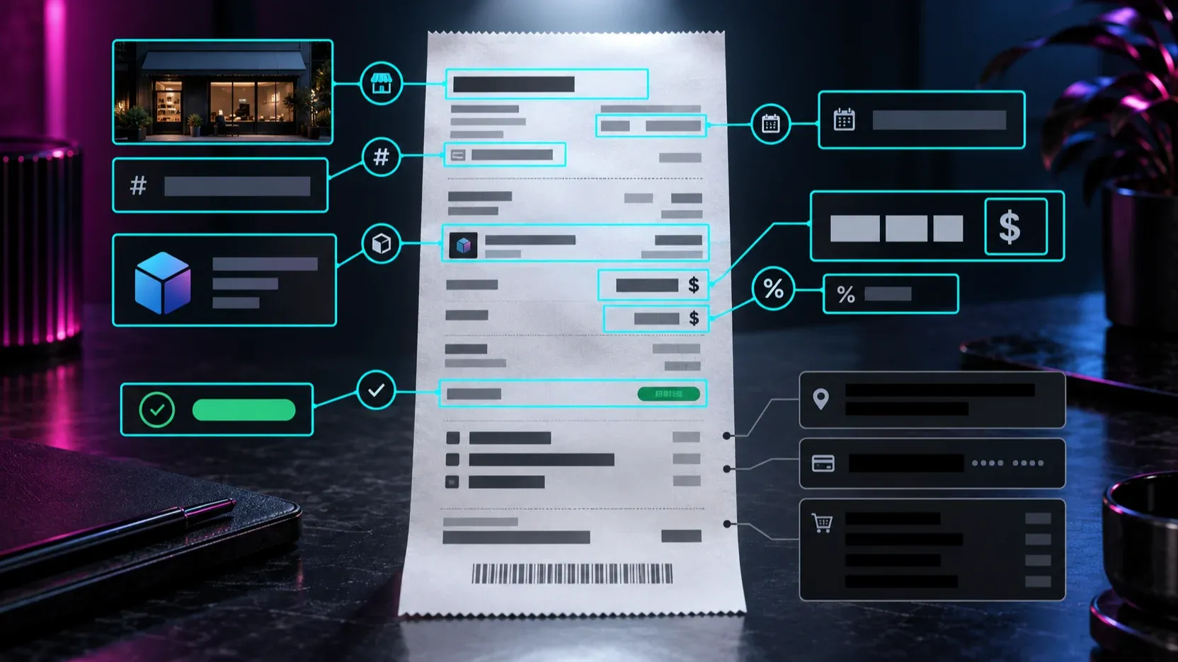 Receipt fields needed for a CapCut billing request