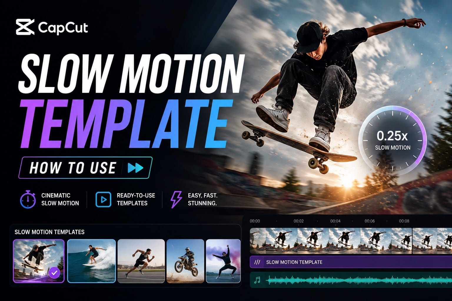 CapCut Slow Motion Template: How to Use
