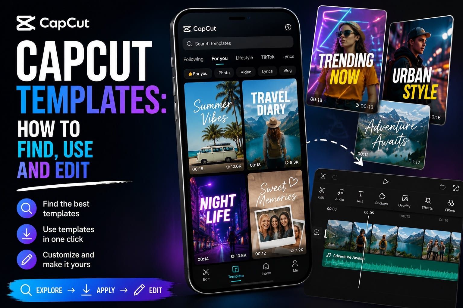 CapCut Templates: How to Find, Use and Edit