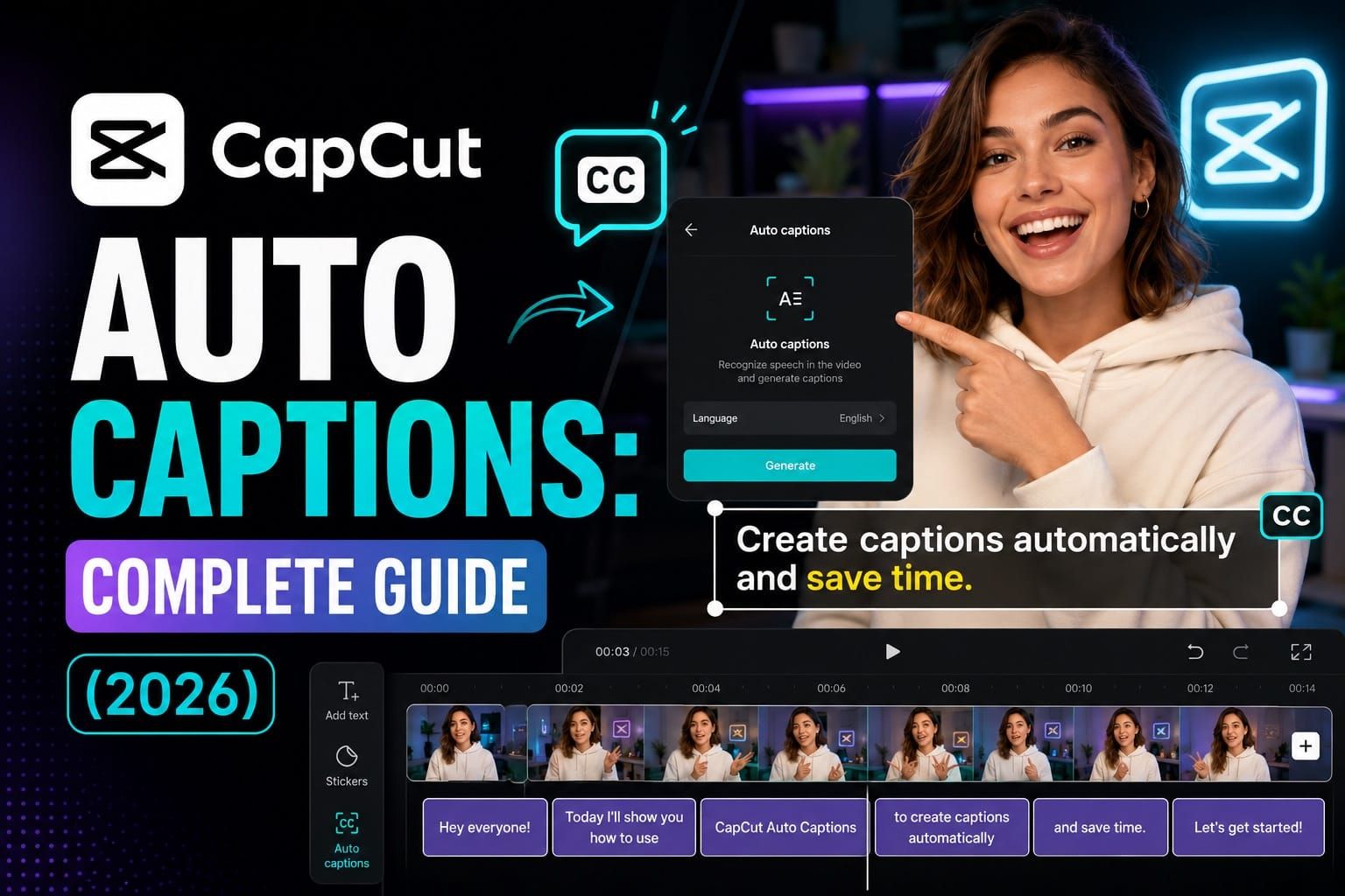 CapCut Auto Captions: Complete Guide (2026)