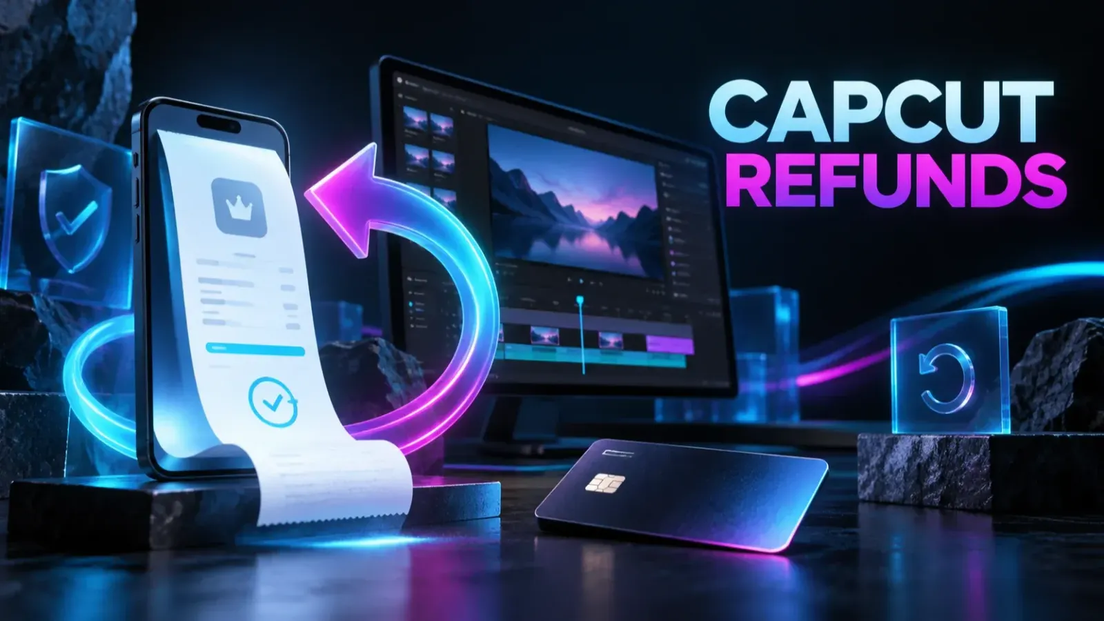 CapCut refund request across mobile desktop and web subscriptions