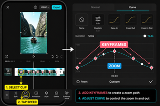 CapCut Keyframes Tutorial: Camera Moves, Zooms, Reveals tutorial screenshot-style visual