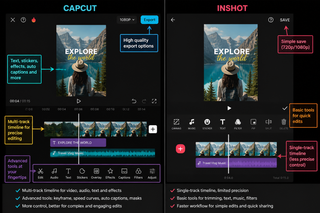CapCut vs InShot: Which Mobile Editor Wins in 2026? tutorial screenshot-style visual