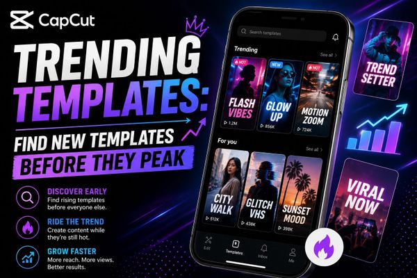 CapCut Trending Templates: Find New Templates Before They Peak