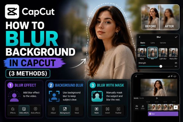 How to Blur Background in CapCut (3 Methods)