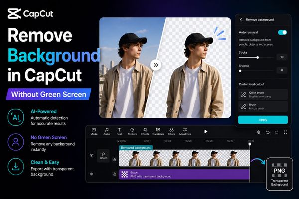 Remove Background in CapCut Without Green Screen