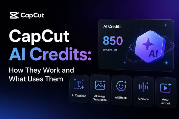 CapCut AI credits: how they work and what uses them
