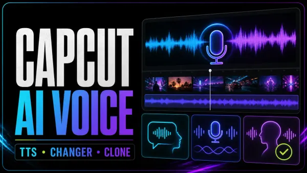 CapCut AI Voice guide to text to speech, voice changing and custom voice