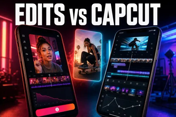 Instagram Edits Reels-first editing compared with CapCut cross-platform timeline
