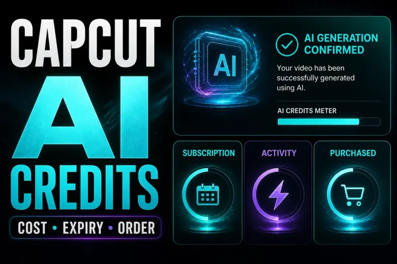 CapCut AI credits cost confirmation expiration and usage order guide