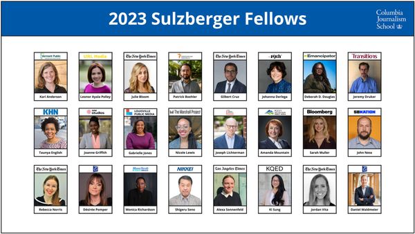 The 2023 Sulzberger Fellows