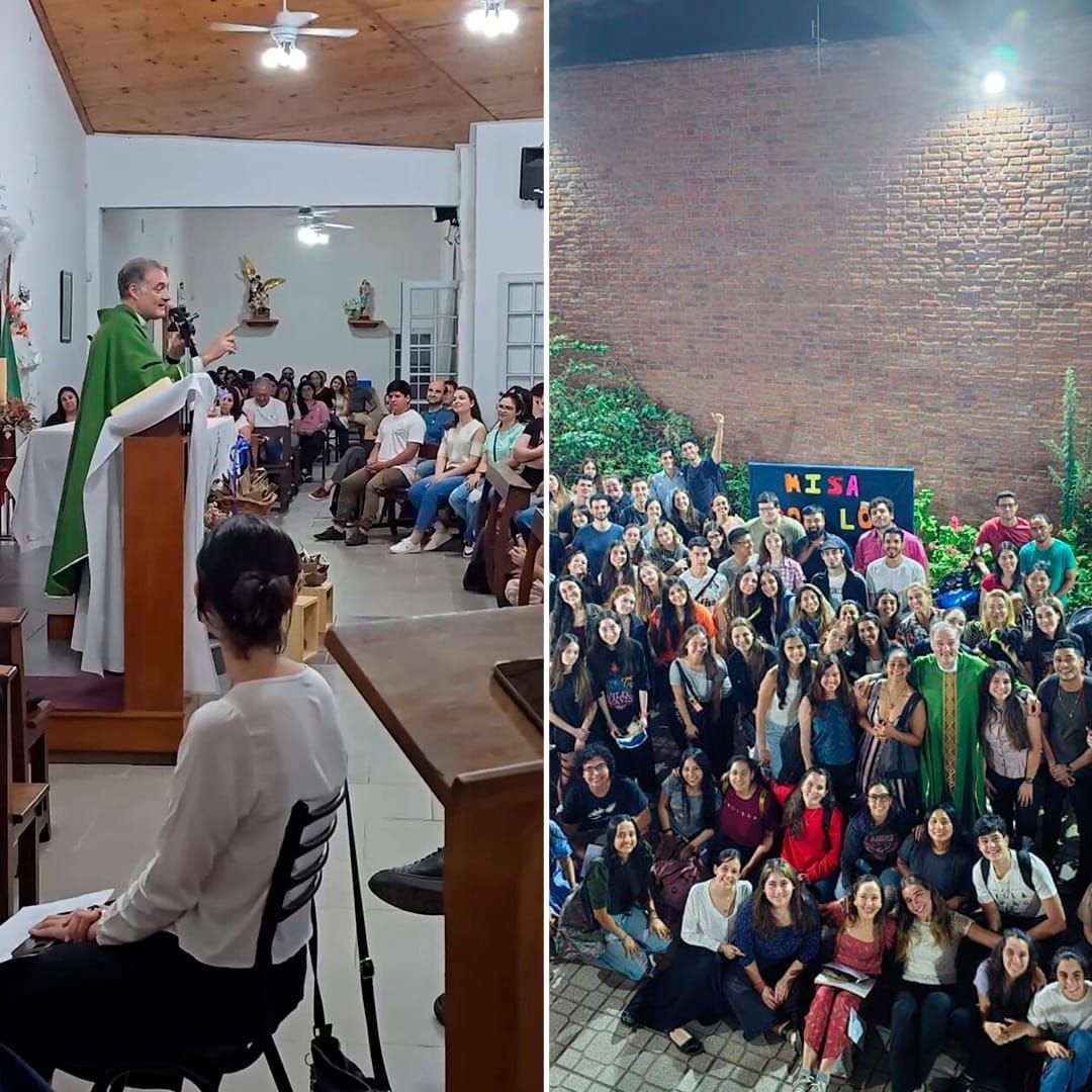 Szentmisét mutattak be a vizsgákért, és a templom megtelt fiatal, egyetemi hallgatókkal