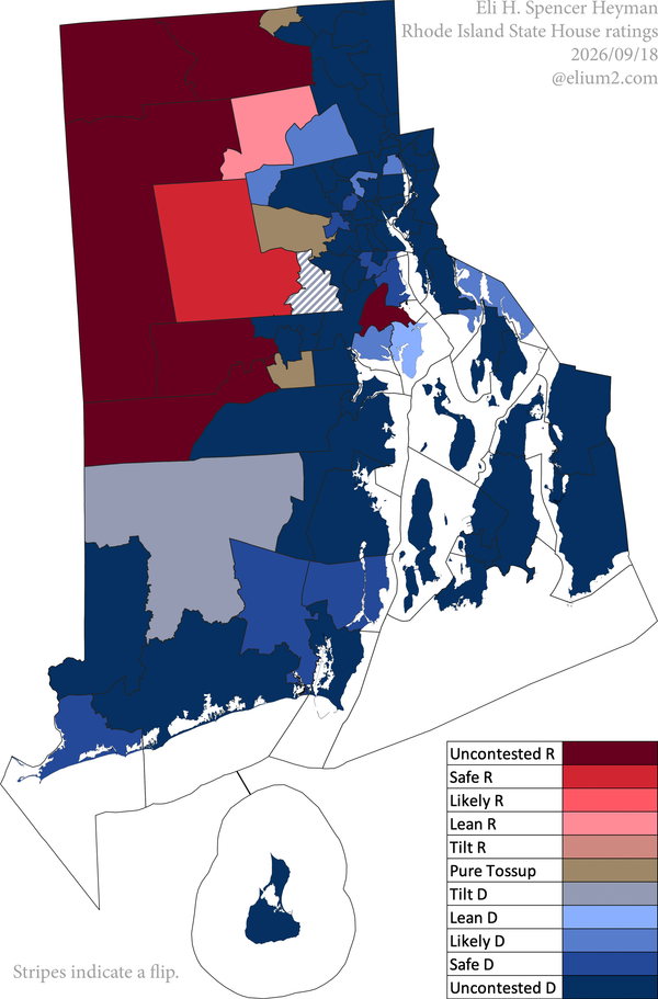 Map of State House ratings. See version under “ratings tables” for alt text.