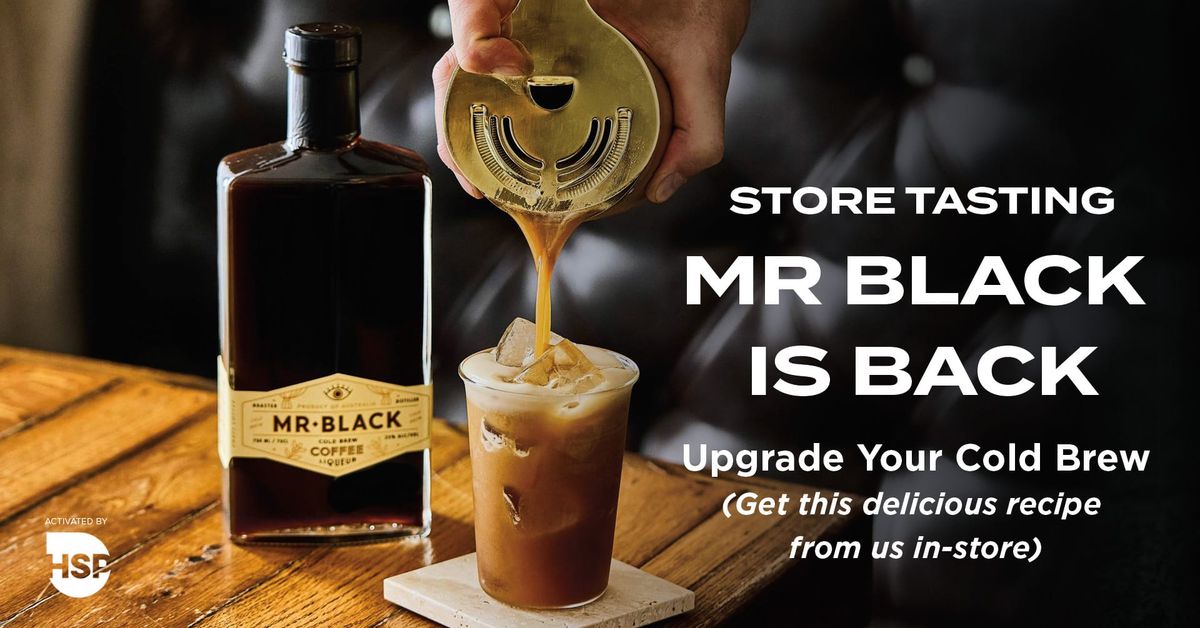 Sipping: Less sugar. More coffee. Full stop. Mr Black Liqueur.