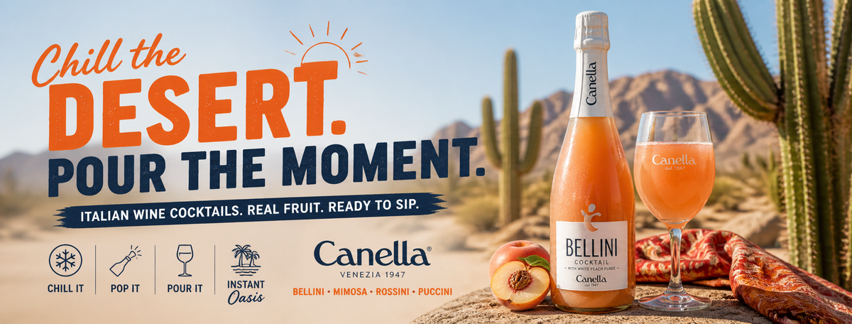 Sipping: Canella Bellini and Mimosa