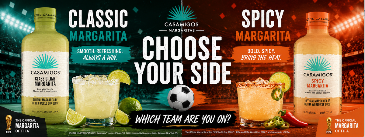 Sipping:  FIFA is almost here. ⚽️Team Spicy 🌶️ or Team Classic? 🍋‍🟩Choose wisely.