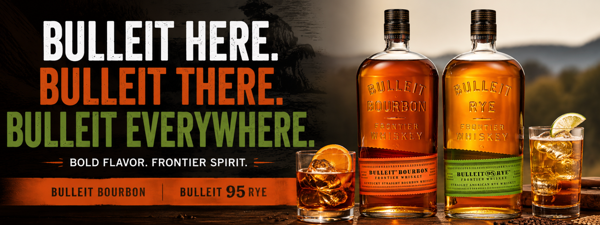 Game Day. Good Times. Bulleit.