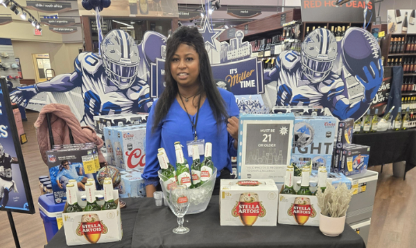 Sipping: Stella Artois - A Free Sample Whispers. An Engraved Chalice Shouts.