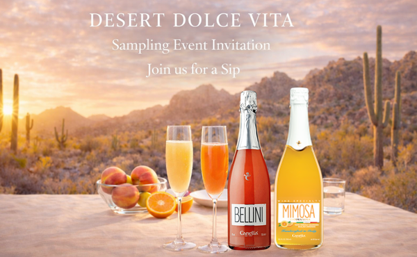 Sipping: Canella Bellini and Mimosa