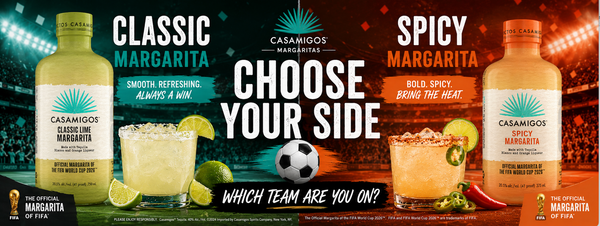 Sipping:  FIFA is almost here. ⚽️Team Spicy 🌶️ or Team Classic? 🍋‍🟩Choose wisely.