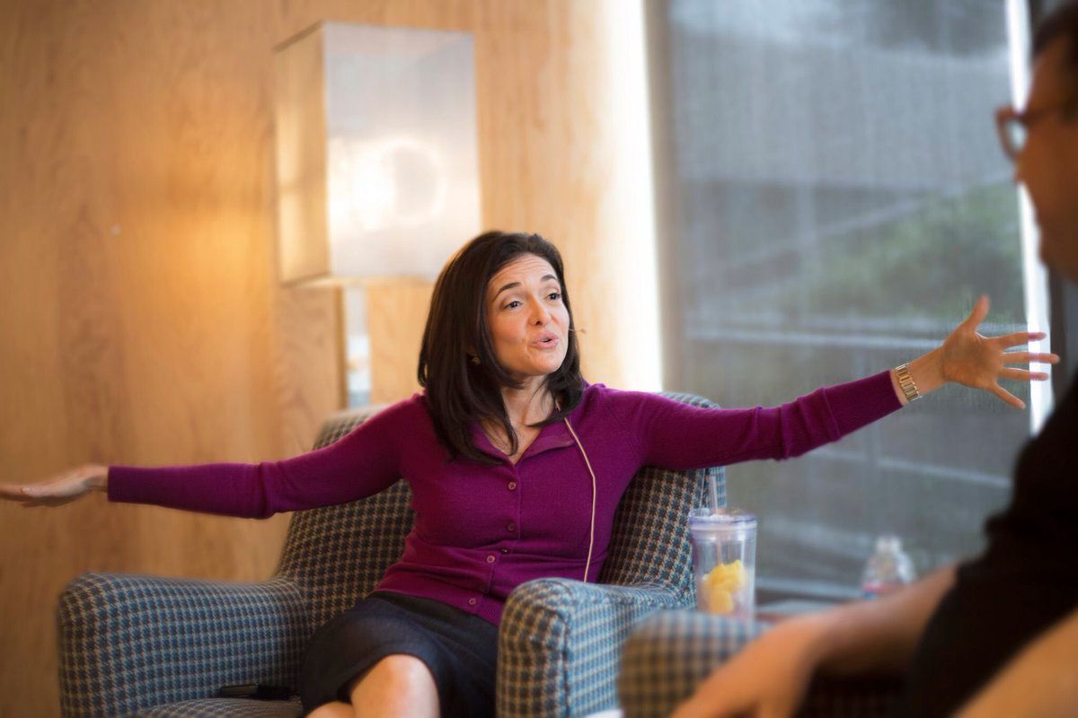 Listening to Masters of Scale feat. Sheryl Sandberg