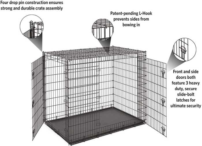 MidWest Homes for Pets XXL Giant Dog Crate
