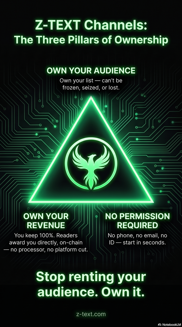 Banned? Own Your Channel. Rule Your Kingdom.