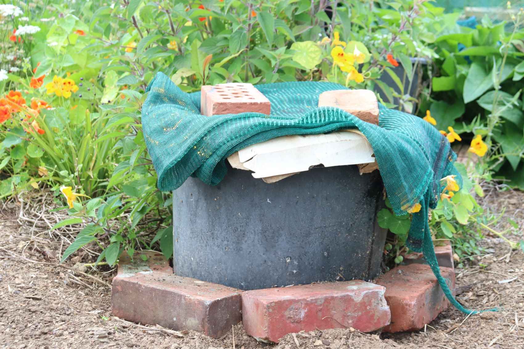 Recycle Foodscraps: Make a Bucket Worm-farm
