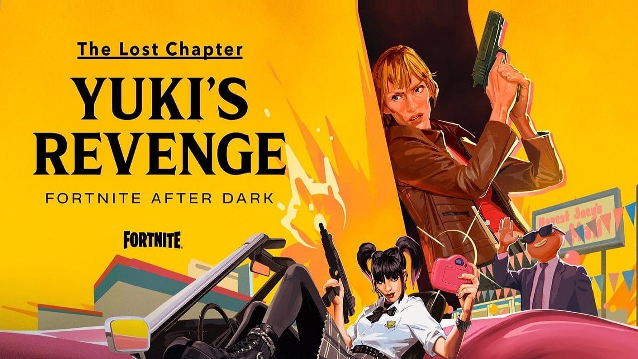 Промо к кроссоверу Fortnite и «Убить Билла»