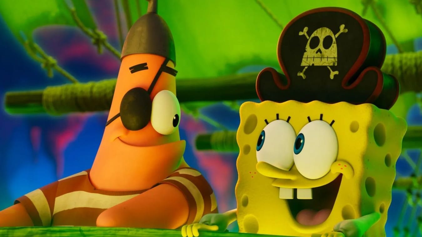 Кадр из мультфильма «Губка Боб в поисках квадратных штанов»