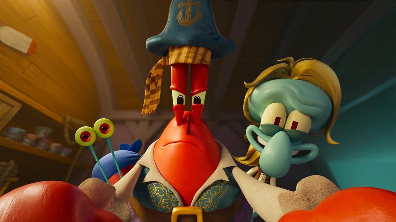 Кадр из мультфильма «Губка Боб в поисках квадратных штанов»