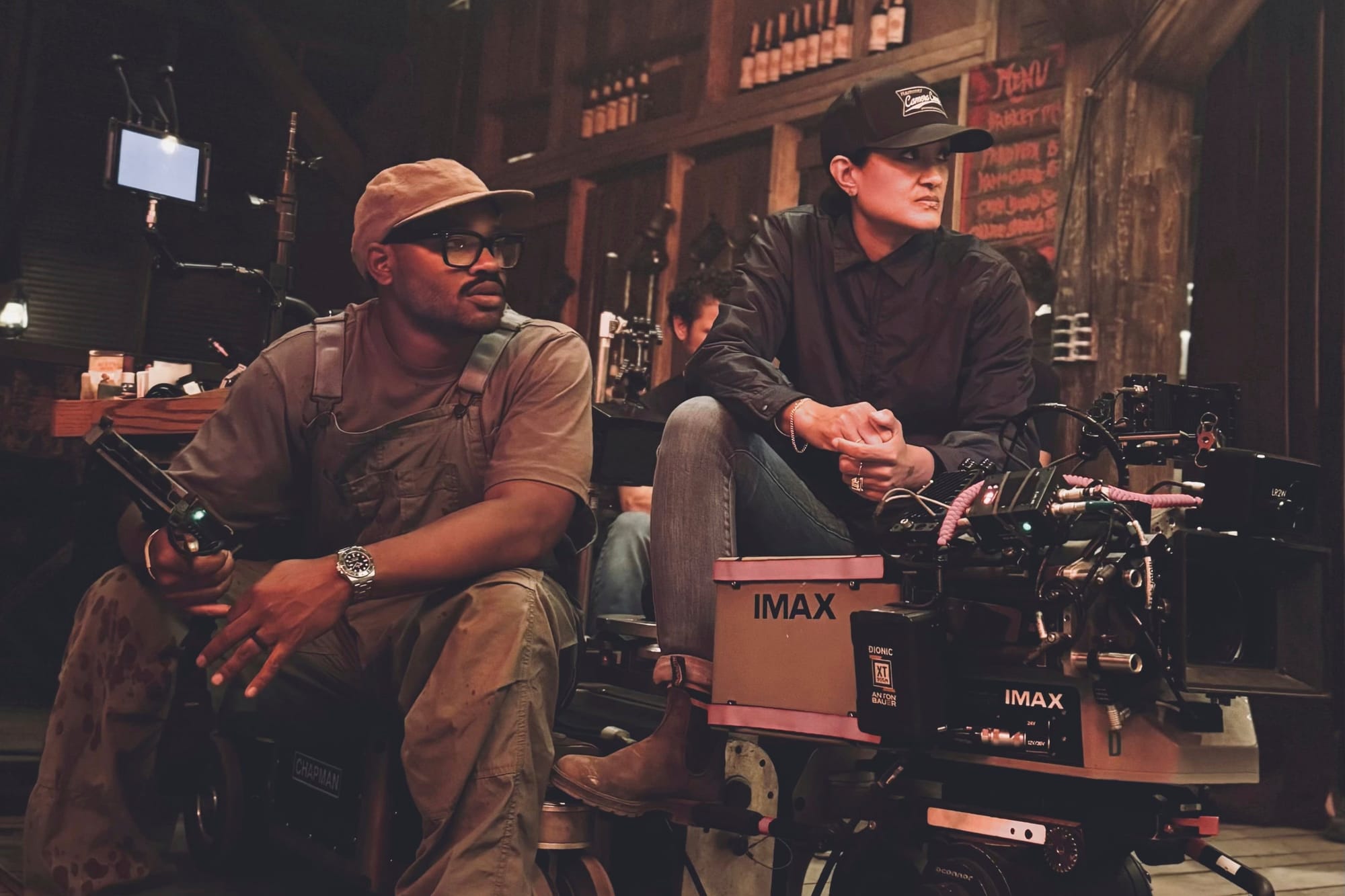 Кадр со съёмок фильма «Грешники»