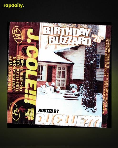 Обложка EP J.Cole — Birthday Blizzard ’26