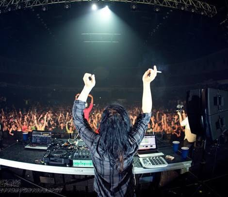 Концерт Skrillex