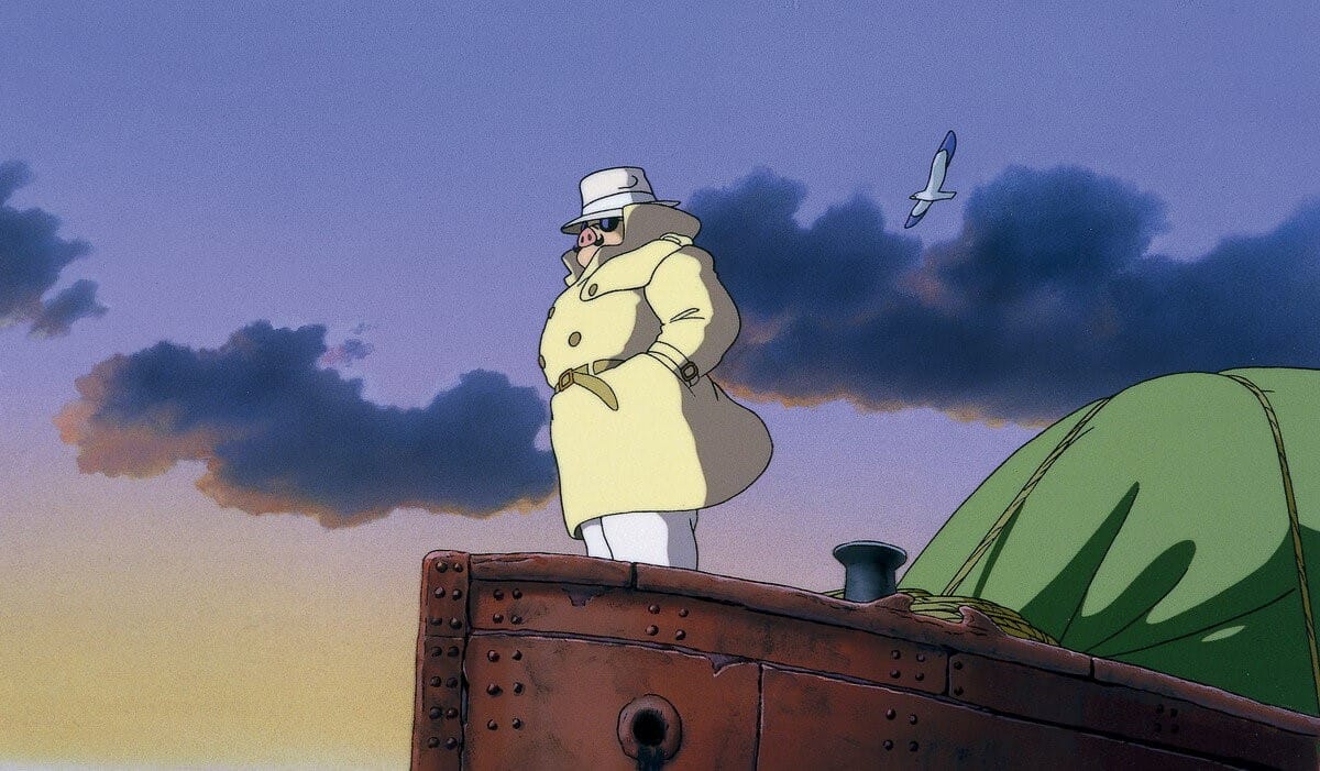 Кадр из мультфильма «Порко Россо»