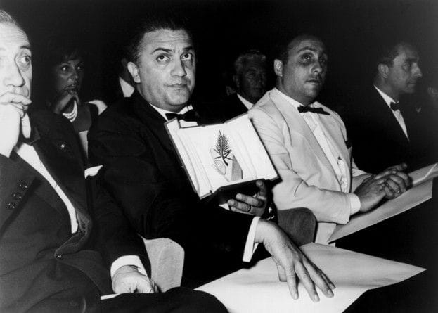 Федерико Феллини на Каннском кинофестивале, 1960