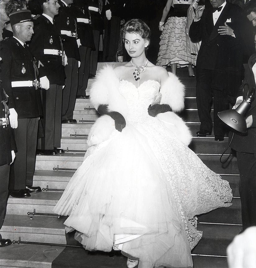 Софи Лорен на Каннском кинофестивале, 1955