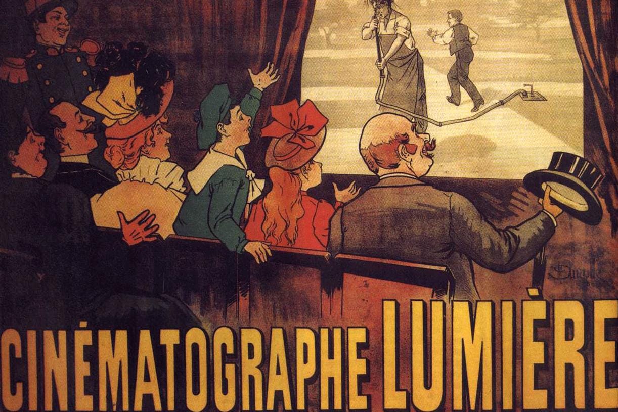 Первый в мире кинопостер, 1895