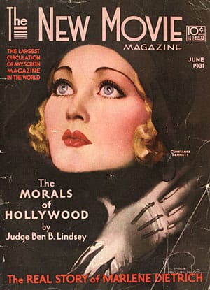 Обложка журнала «The New Movie», 1931